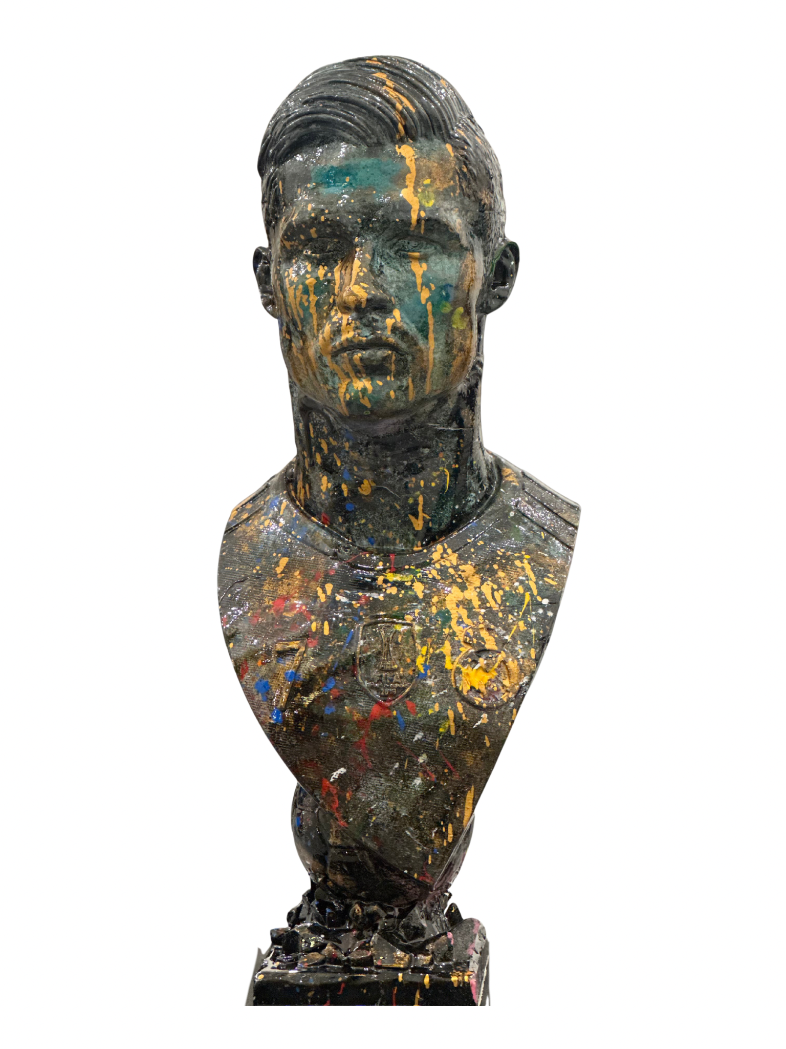 Buste peint à la main format collector — lot Mystery Box Coupe du Monde 2026, Zoulli Art