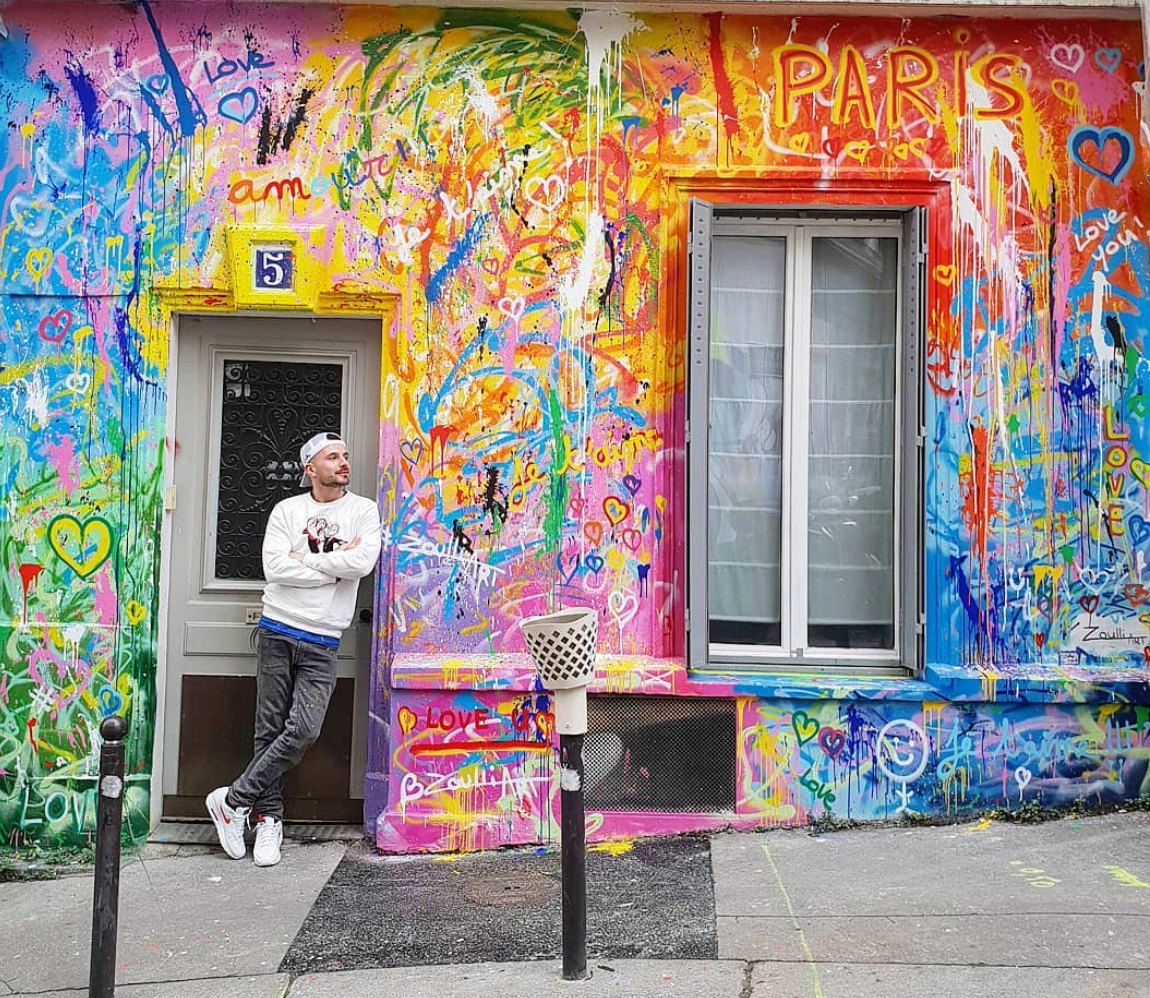 Montmartre, Paris, Le mur de la Saint-Valentin