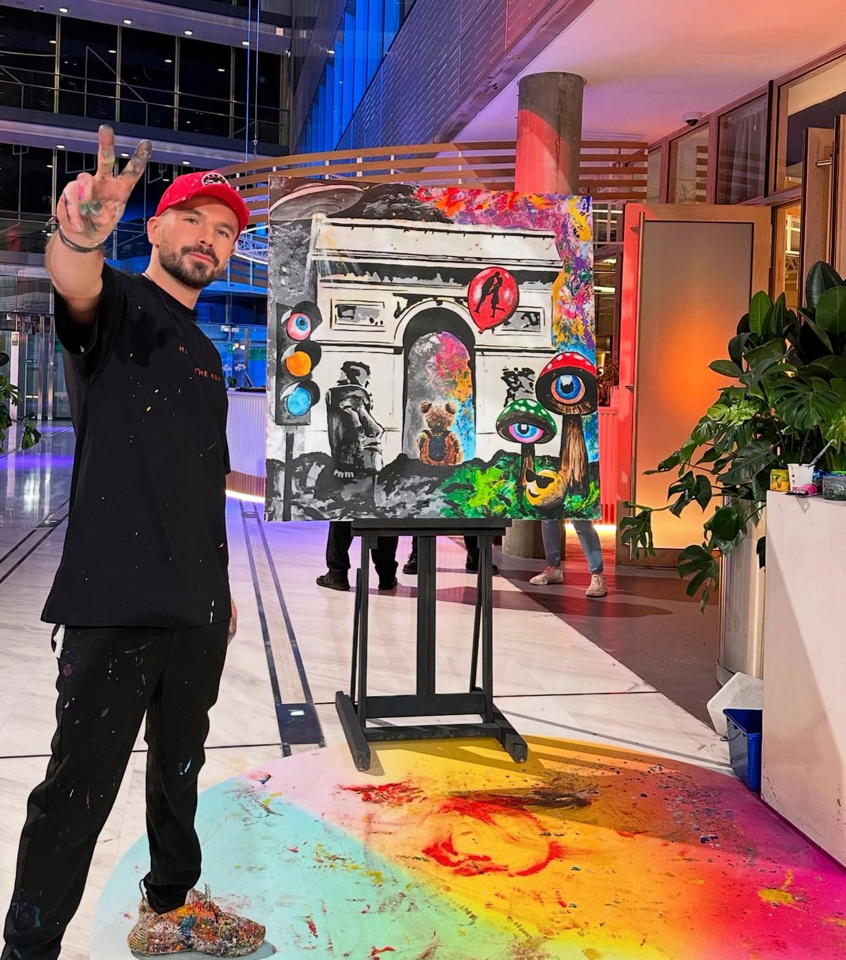 Téléthon, France 3, Live painting solidaire