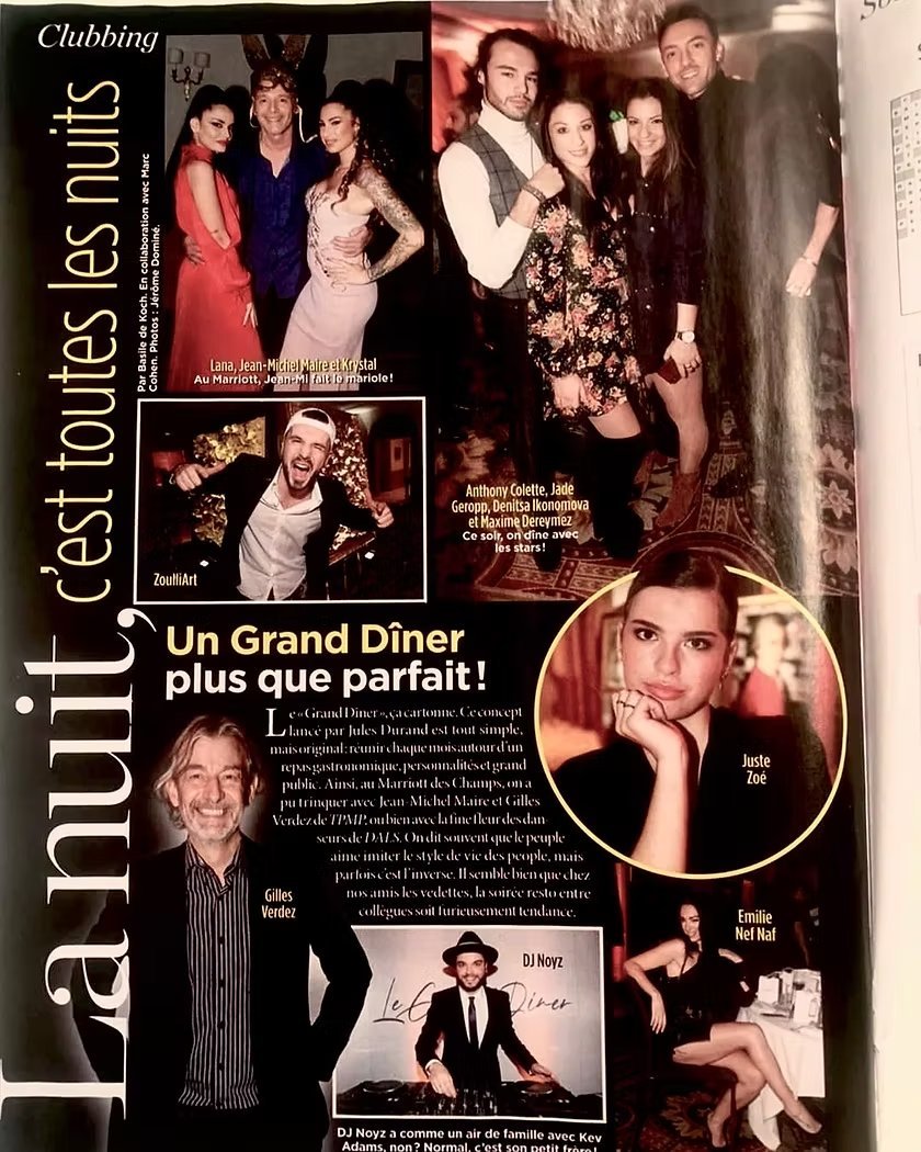 Magazine clubbing - Le Grand Dîner