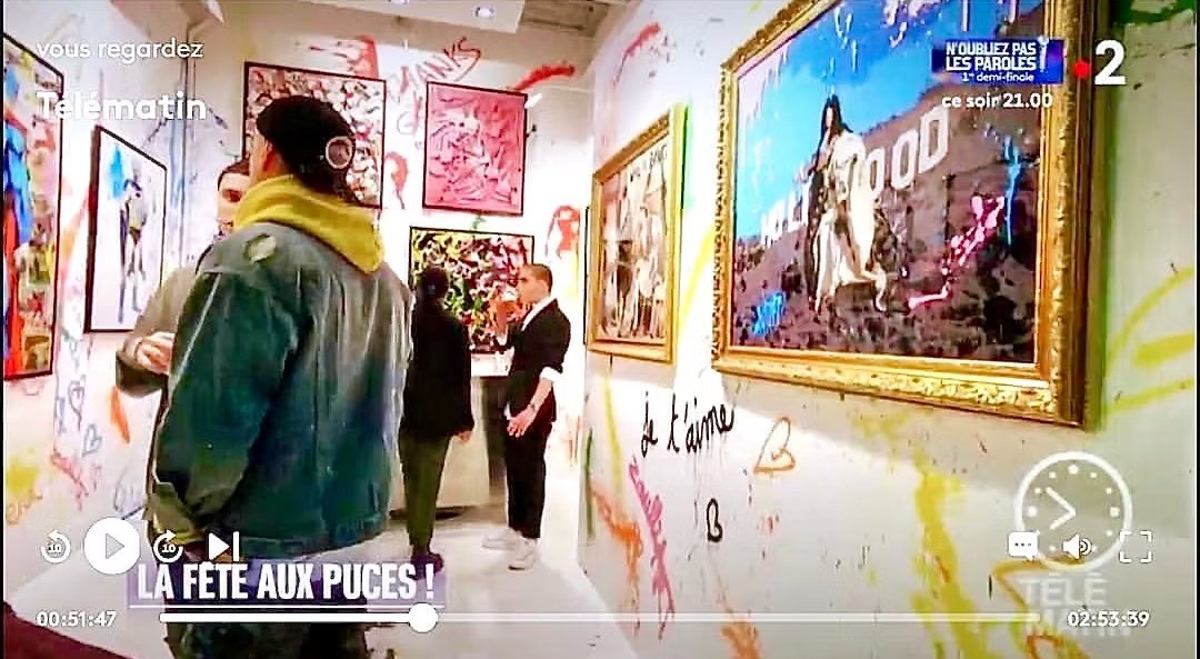 Zoulli Art à Télématin sur France 2